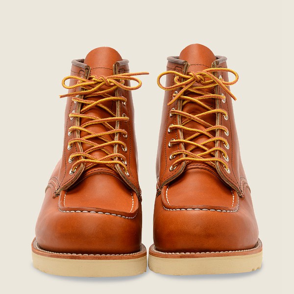 Heritage Støvler Herre - Red Wing Classic Moc – 6-Inch Legacy Læder - Brune - XOQTHG-267